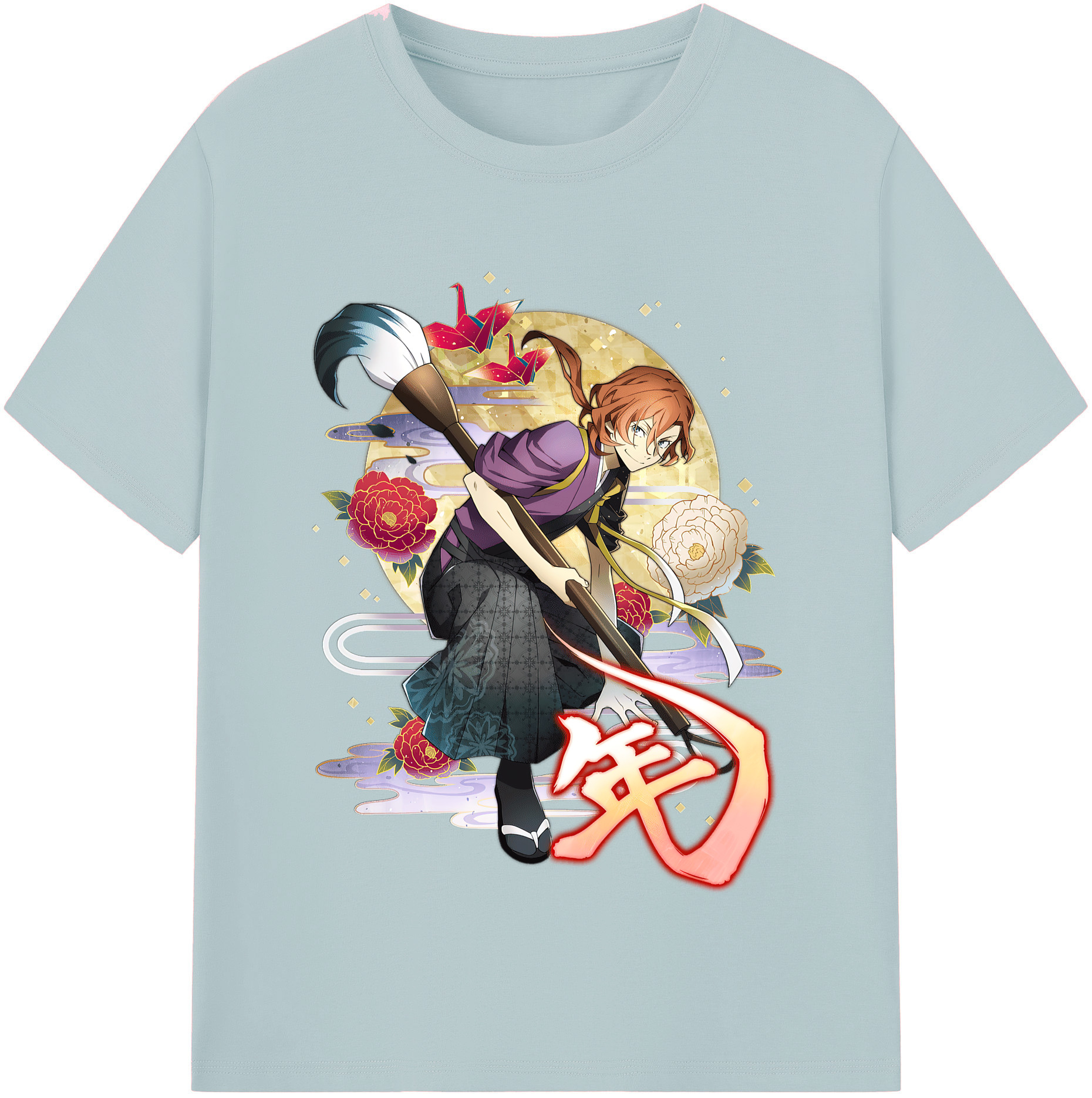 （画像用） 文豪ストレイドッグス Bungo Stray Dogs 綿100％半袖Tシャツ（フロントプリント）